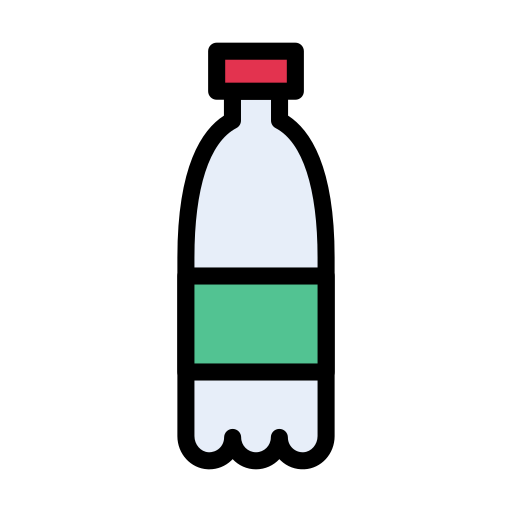 bottiglia di latte Vector Stall Lineal Color icona