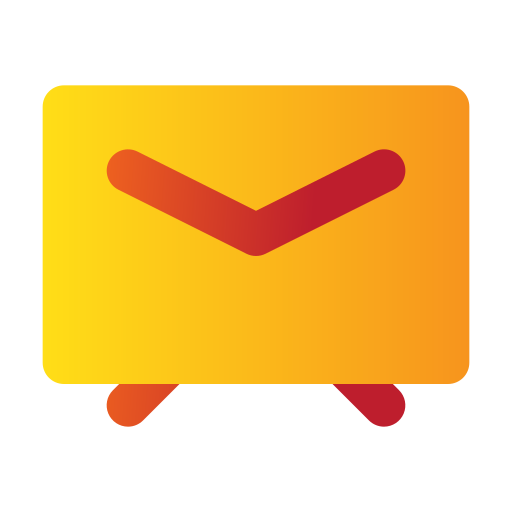gmail Generic Flat Gradient Icône