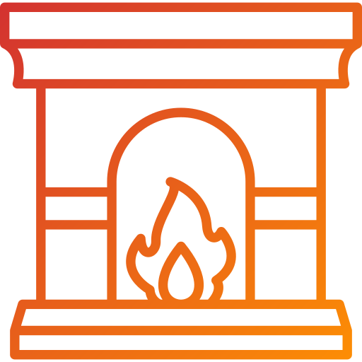 Fireplace Generic Gradient icon
