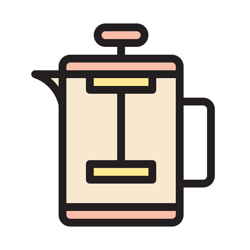 French press Generic Outline Color icon