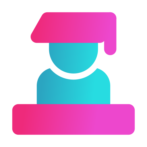 Graduation Generic Flat Gradient icon