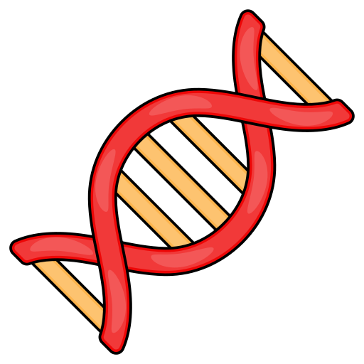 dna Generic Thin Outline Color icon