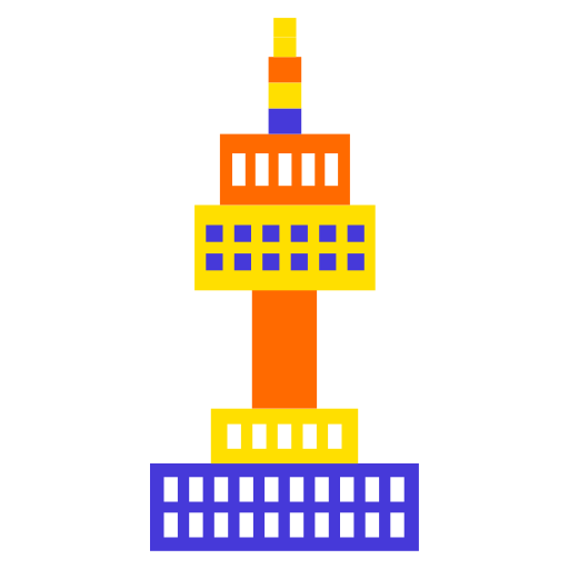 torre de seúl Generic Flat icono