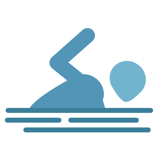 zwemmen Generic Flat icoon