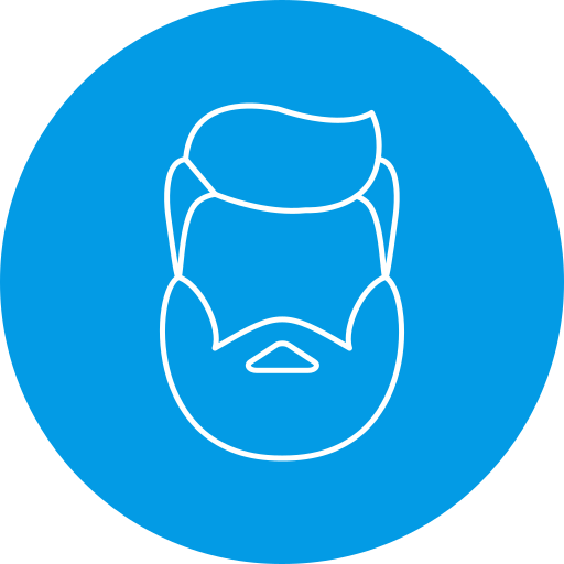 barba Generic Circular icono