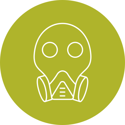 Gas mask Generic Circular icon