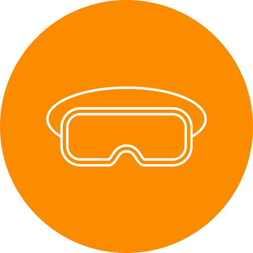 gafas de realidad virtual Generic Circular icono