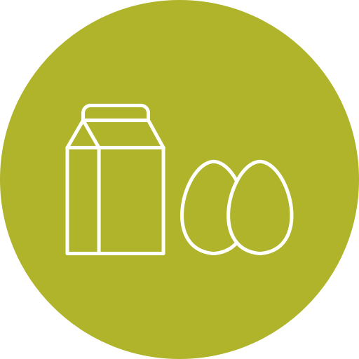 boîte à lait Generic Circular Icône