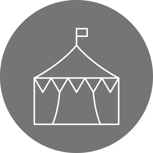 Tent Generic Circular icon