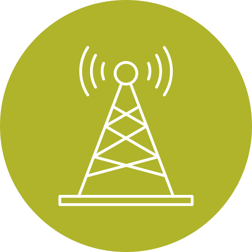 Radio antenna Generic Circular icon