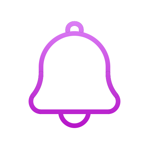 Notification bell Generic Gradient icon