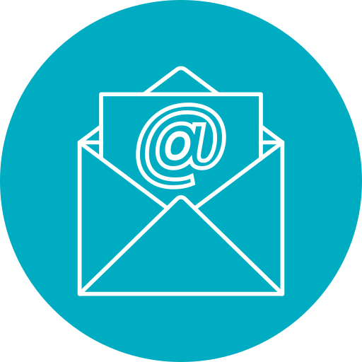 bandeja de entrada de correo Generic Circular icono