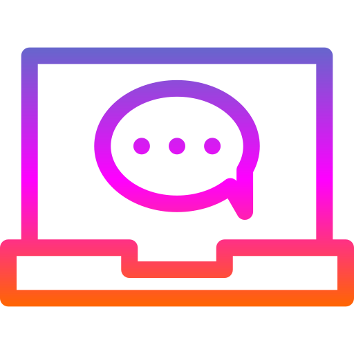 Chat Generic Gradient icon