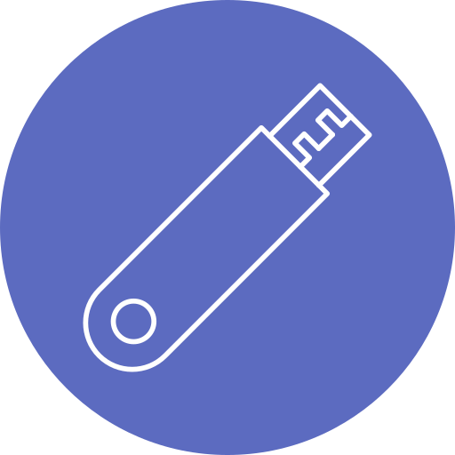 플래쉬 드라이브 Generic Circular icon