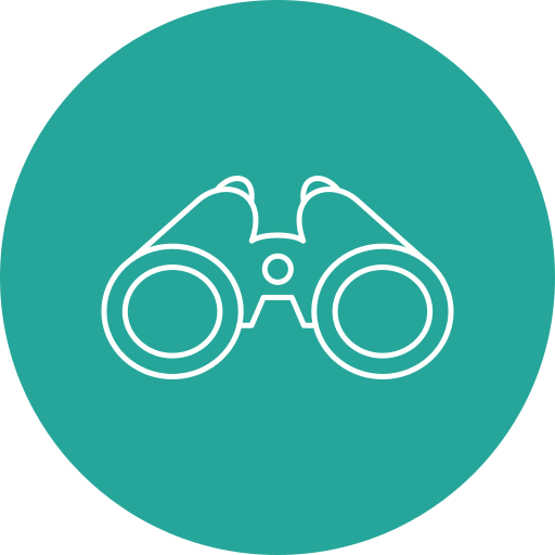 binocular Generic Circular icono
