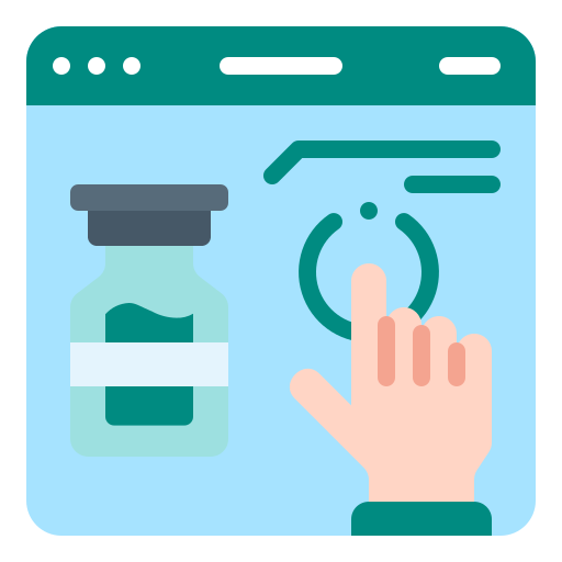 Online pharmacy Generic Flat icon