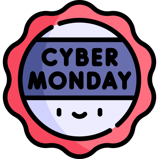 Cyber monday Kawaii Lineal color icon