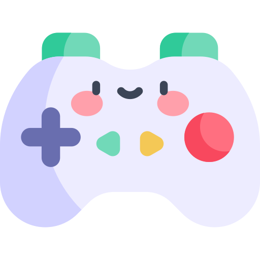 テレビゲーム Kawaii Flat icon