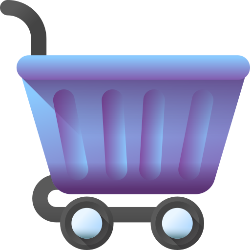 Shopping cart 3D Color icon