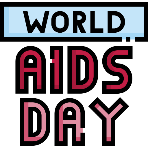 día mundial del sida Detailed Straight Lineal color icono