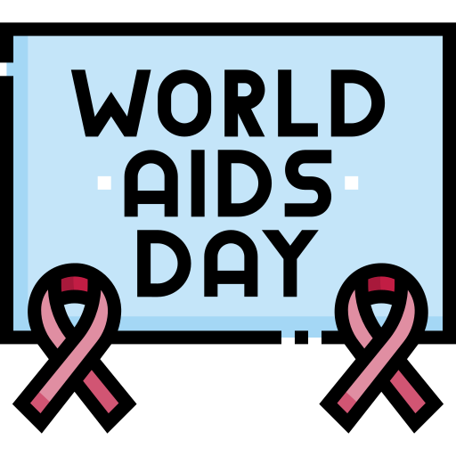 Światowy dzień aids Detailed Straight Lineal color ikona