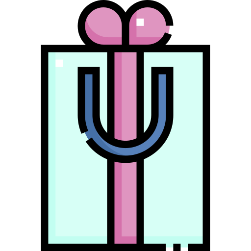 bolsa de regalo Detailed Straight Lineal color icono