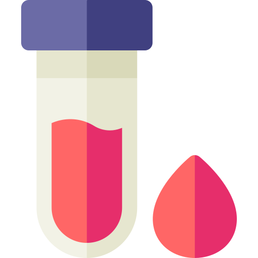 Blood test Basic Rounded Flat icon