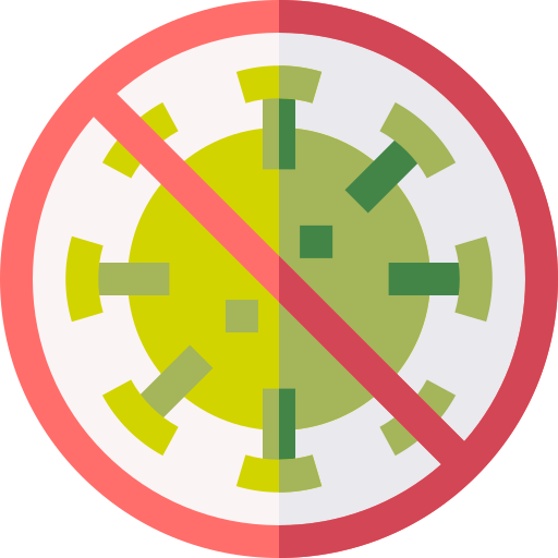 ウイルス Basic Straight Flat icon