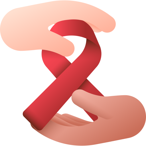 giornata mondiale contro l'aids 3D Color icona