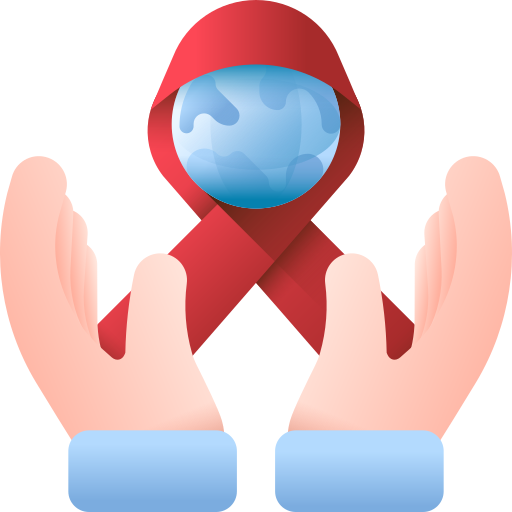 World aids day 3D Color icon