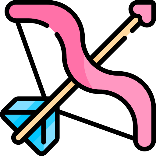 Arrow Kawaii Lineal color icon