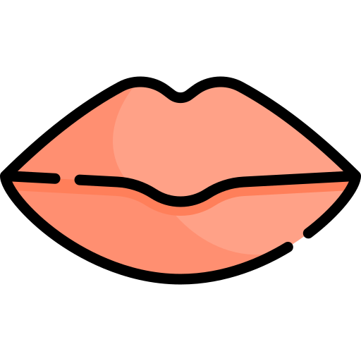 唇 Kawaii Lineal color icon