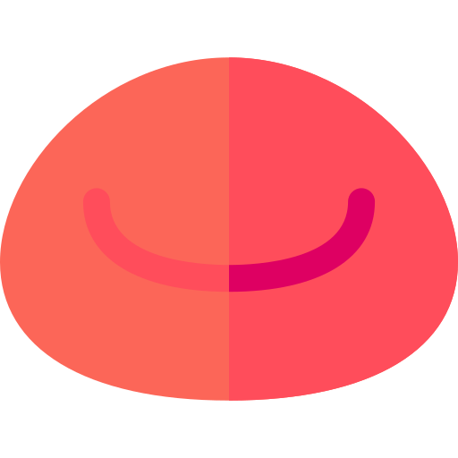 パフ Basic Rounded Flat icon
