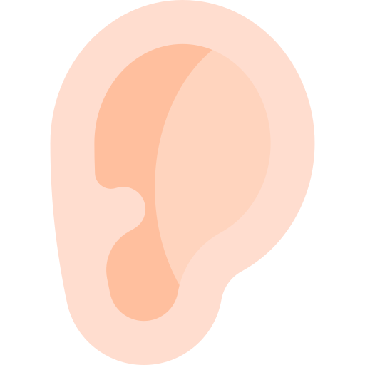 耳 Kawaii Flat icon