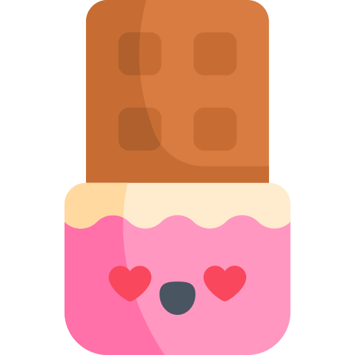 schokolade Kawaii Flat icon