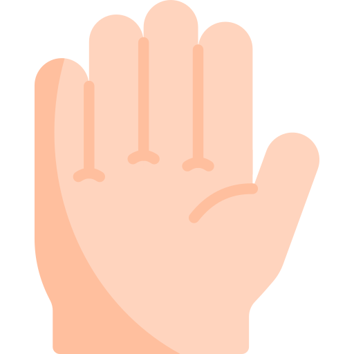 ręka Kawaii Flat ikona