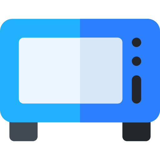 Microwave Basic Rounded Flat icon