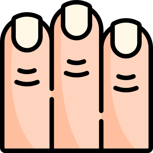 Finger Kawaii Lineal color icon
