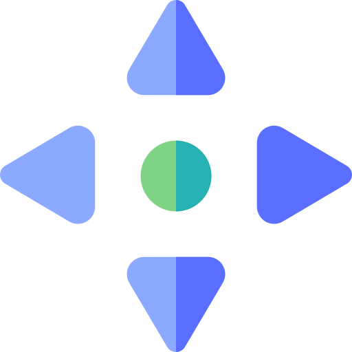 beweging Basic Rounded Flat icoon