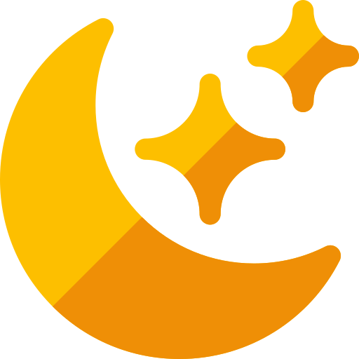 nacht-modus Basic Rounded Flat icon