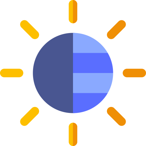 brillo Basic Rounded Flat icono
