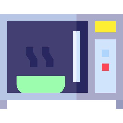 mikrowelle Basic Straight Flat icon