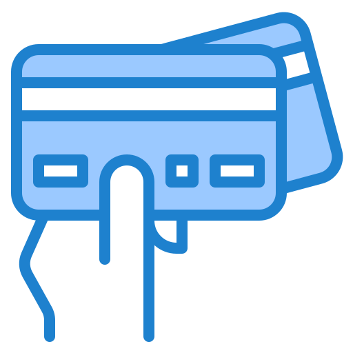 tarjeta de crédito srip Blue icono