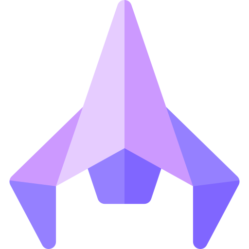 Spaceship Basic Rounded Flat icon