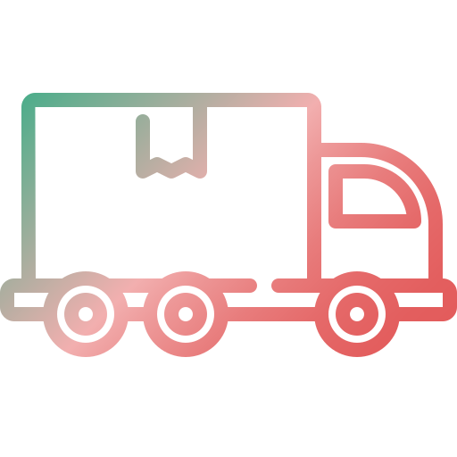ciężarówka dostawcza Generic Gradient ikona