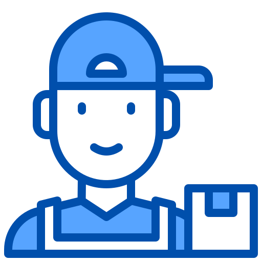 Delivery man xnimrodx Blue icon