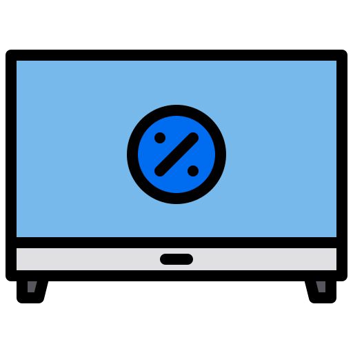 telewizja xnimrodx Lineal Color ikona