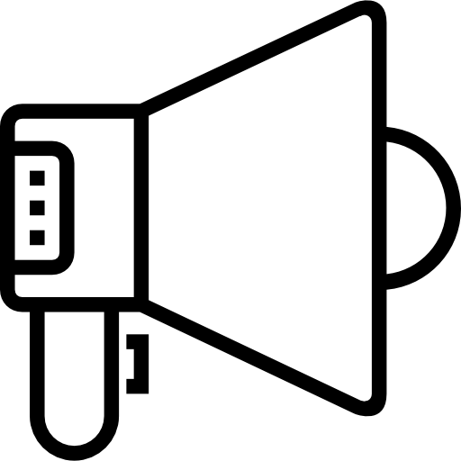 megáfono Prosymbols Lineal icono