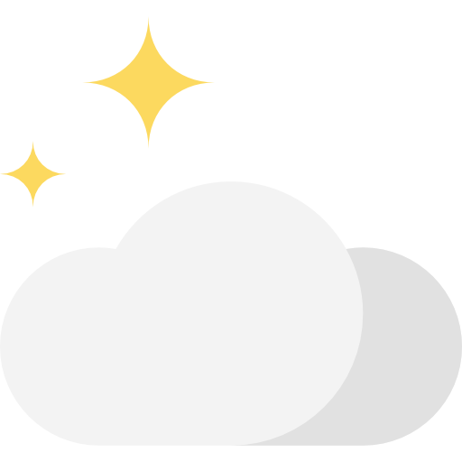 noche nublada All-inclusive Flat icono