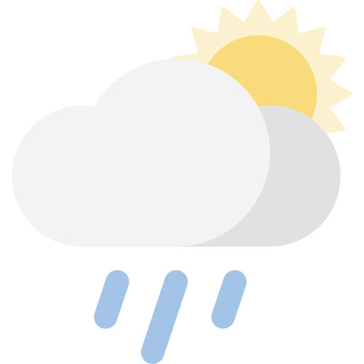 día lluvioso All-inclusive Flat icono
